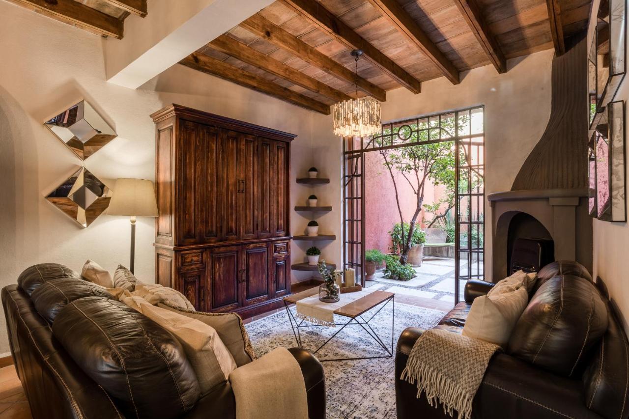 3Br Garden Home With Rooftop & Garage In Centro San Miguel De Allende Exterior photo
